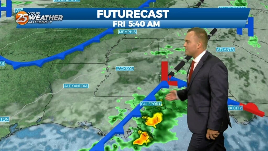 10/5 Jeff's "rain Arrives/cold Front" Thursday Night Forecast