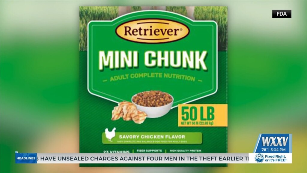 Fda Recalls Dog Food Distributed In Mississippi For Risk Of Salmonella Contamination