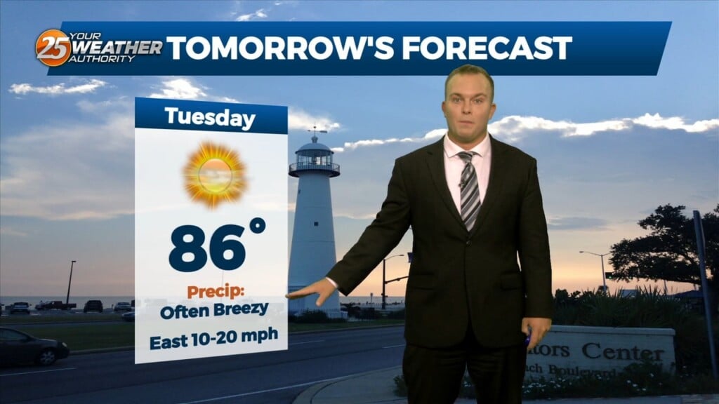 10/2 Jeff's "nice Start To Week" Monday Night Forecast
