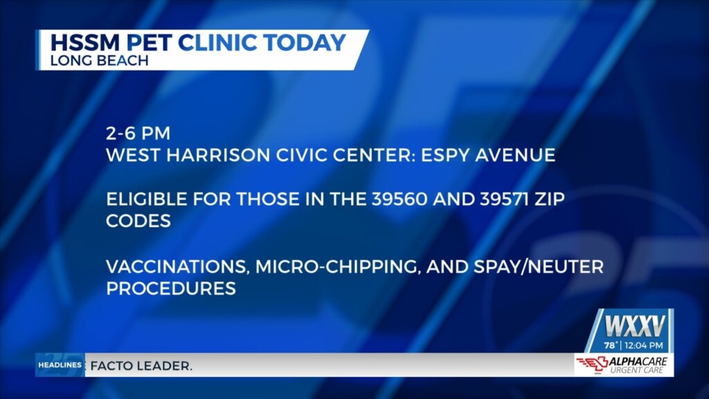 Hssm Pet Clinic Today In Long Beach