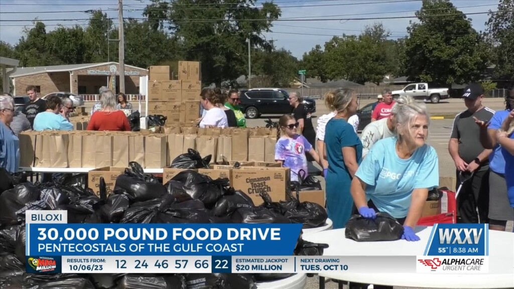 Food Giveaway By Pentecostals Of The Gulf Coast