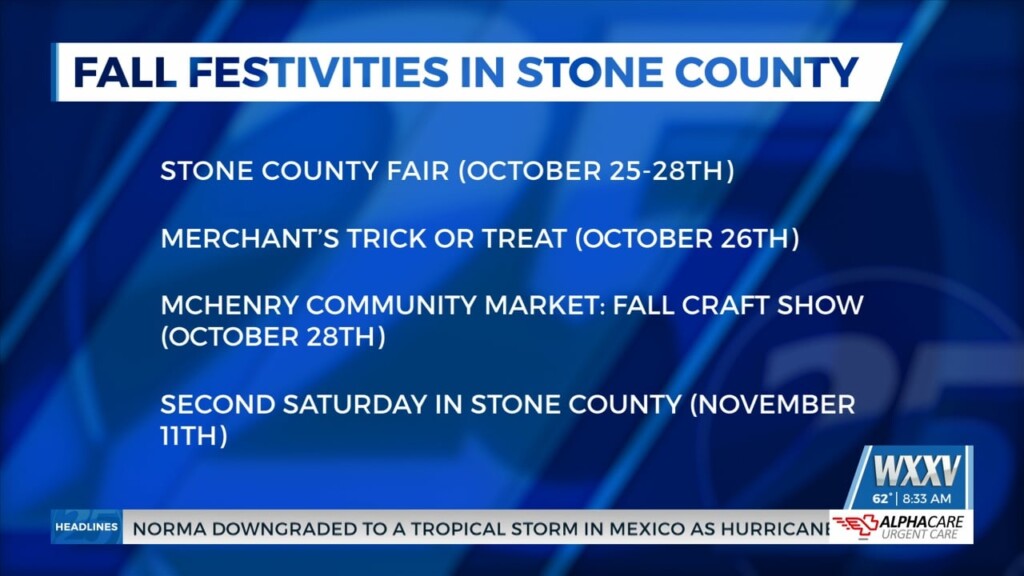 Upcoming Fall Events In Stone County
