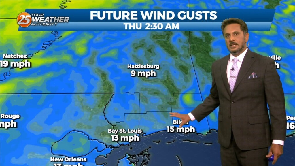 10/25 The Chief's "warm & Humid" Wednesday Afternoon Forecast