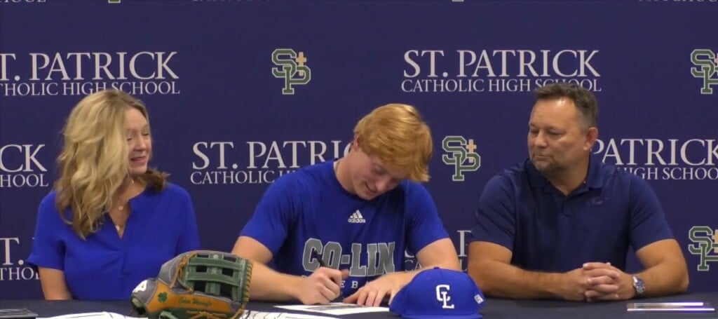 St. Patrick Baseball’s Cohen Weinhofer Puts Pen To Paper