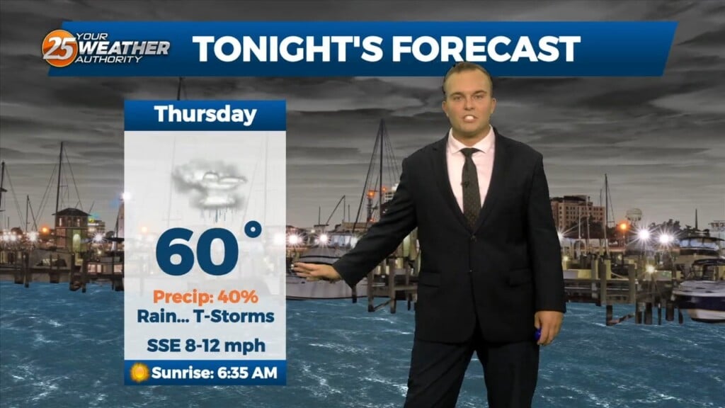 11/30 Jeff's "rain Arriving" Thursday Evening Forecast