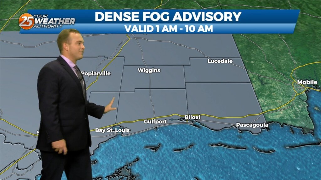 11/8 Jeff's "more Fog Overnight" Wednesday Evening Forecast