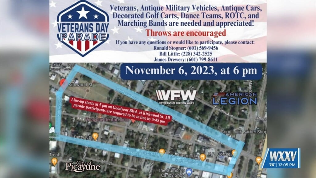 Veterans Day Parade Rolls Tonight In Picayune
