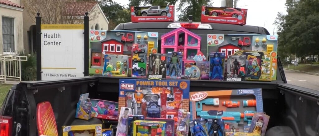Usm Fills Up A Truckload For Toys For Tots