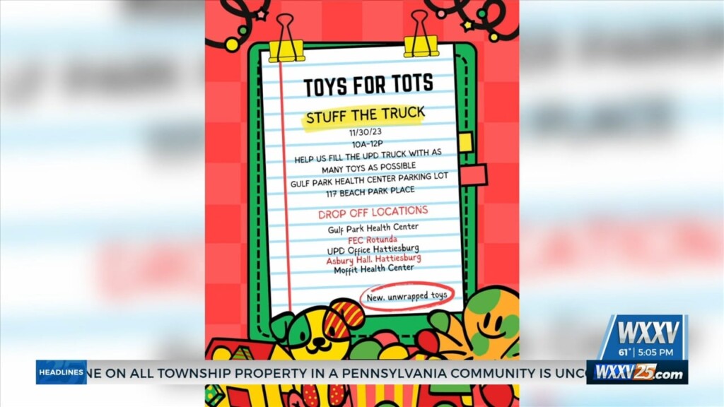 Usm Gulf Park Hosting ‘stuff The Truck’ With Toys For Tots
