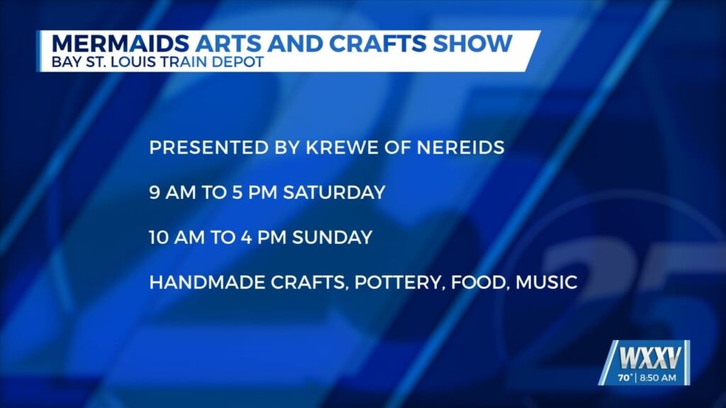 Mermaid Arts And Crafts Show In Bay St. Louis