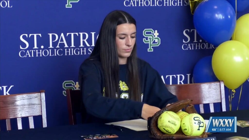 St. Patrick Shortstop Brooklyn Mitchell Makes Things Official With Mississippi Gulf Coast Community College