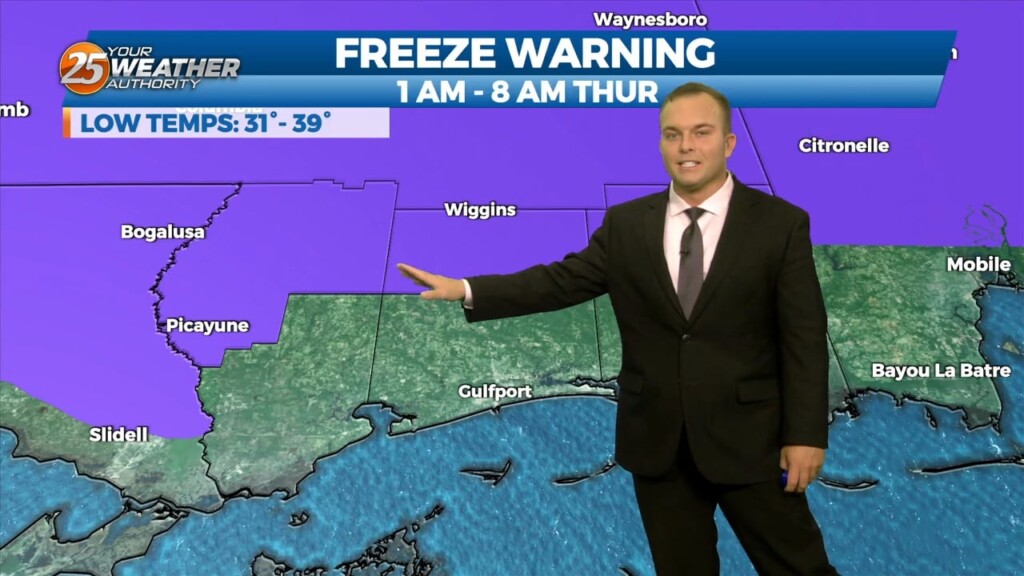 11/1 Jeff Vorick's "breezy & Chilly" Wednesday Evening Forecast