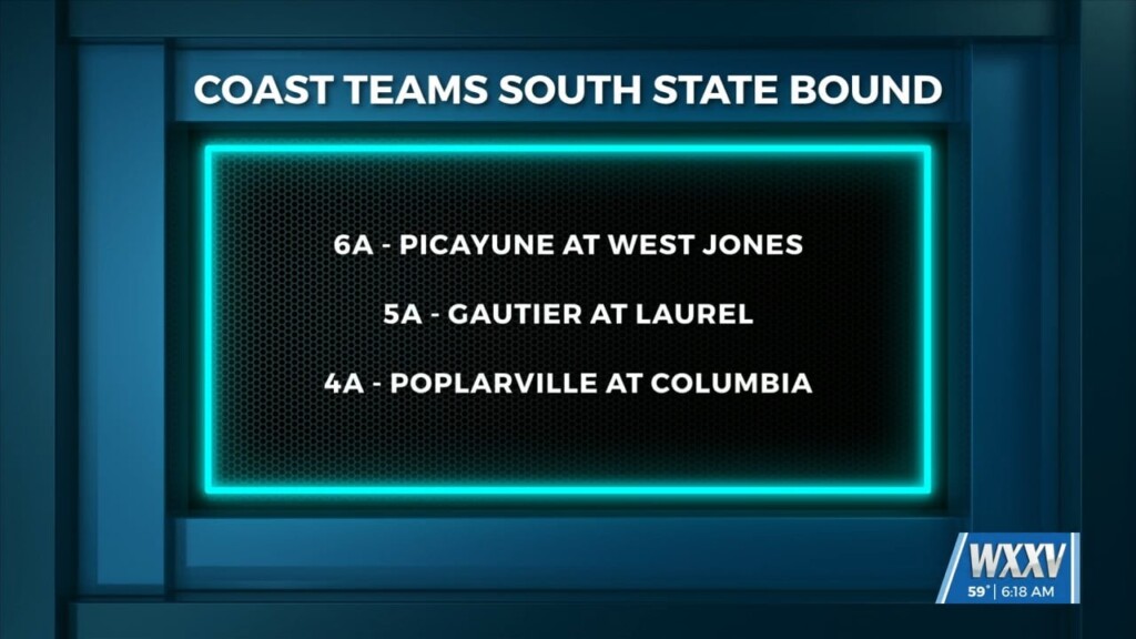 Three High Schools Football Teams Will Be Representing The Mississippi Gulf Coast In The South State Championships