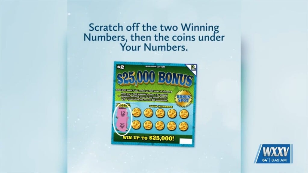 Mississippi Lottery Announces New Scratch Off Games For November
