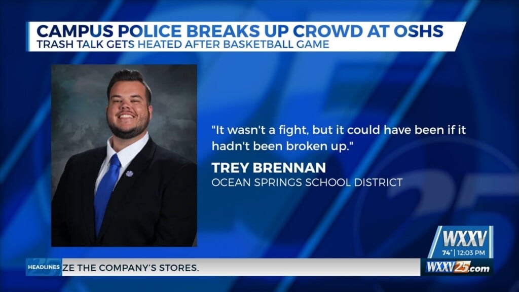 Campus Police Breaks Up Crowd At Ocean Springs High School