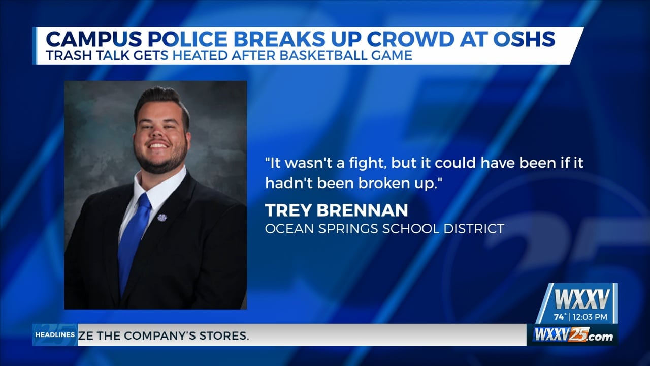 Campus police breaks up crowd at Ocean Springs High School - WXXV News 25