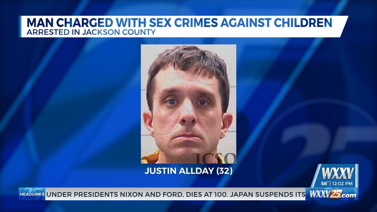 Jackson County man charged with sex crimes against children - WXXV News 25
