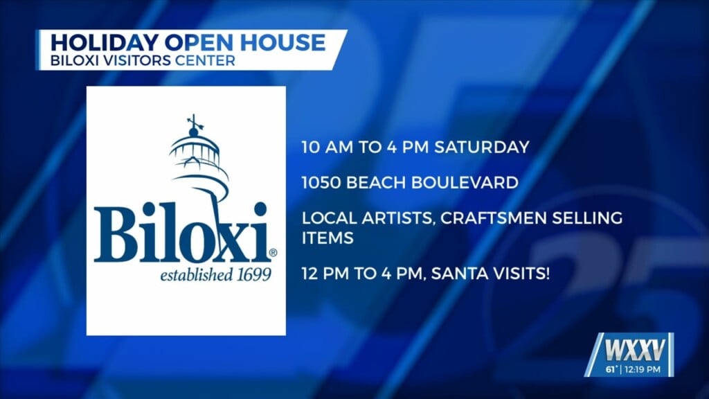 Holiday Open House At Biloxi Visitors Center
