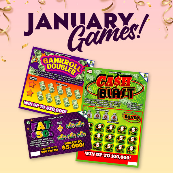 New sales lotto games