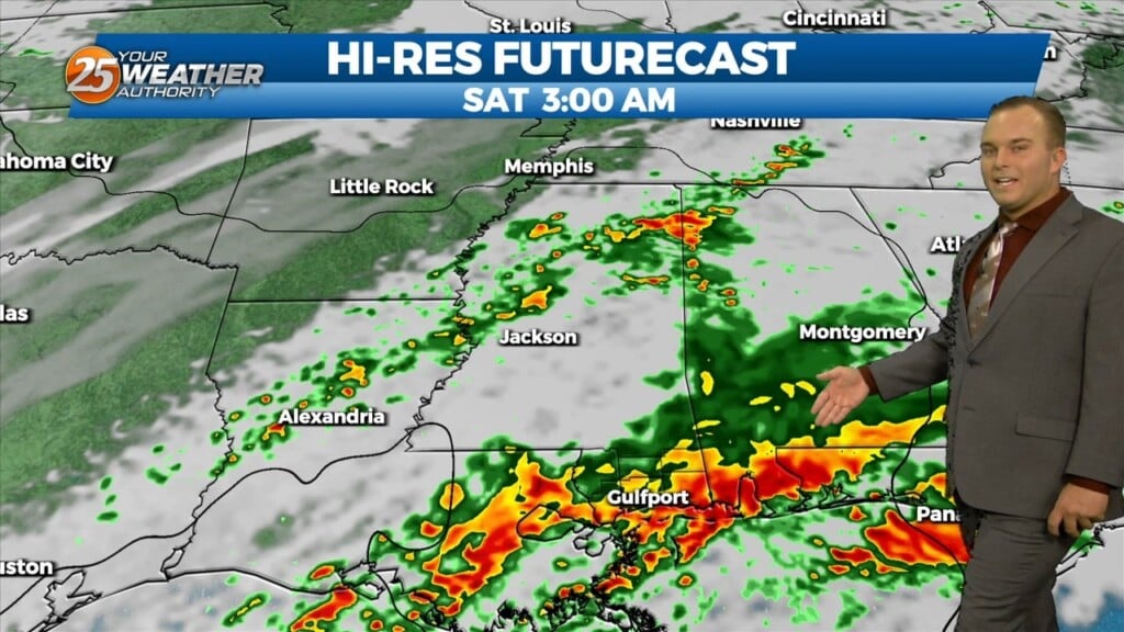 12/1 Jeff's "rounds Of Heavy Rain" Friday Afternoon Forecast