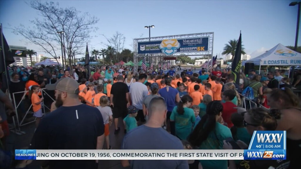 Runners Compete In 8th Annual Mississippi Gulf Coast Marathon