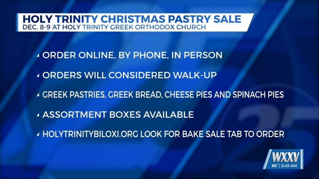 2023 Holy Trinity Christmas Pastry Sale