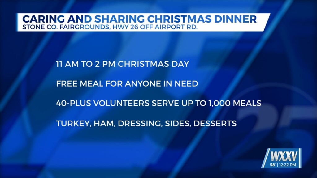 Caring And Sharing Christmas Dinner