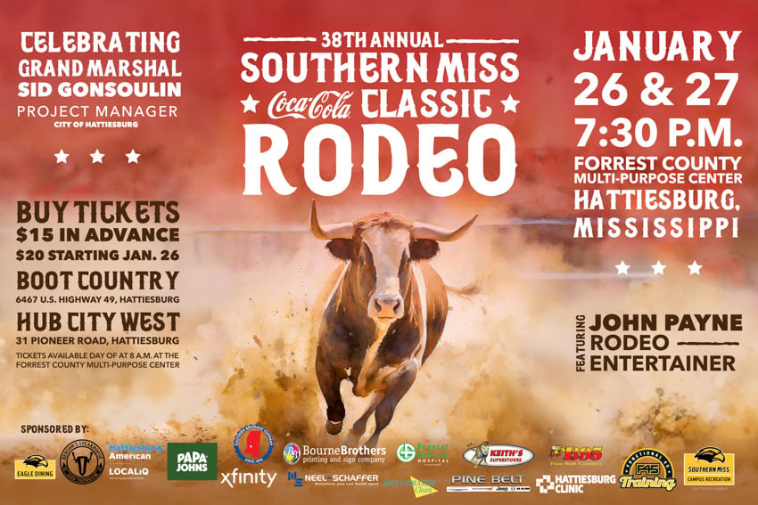 Rodeo coming to Hattiesburg on January 26th & 27th WXXV News 25