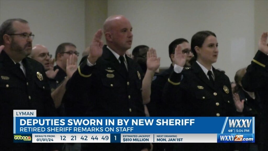 Deputies Sworn In By New Sheriff In Harrison County