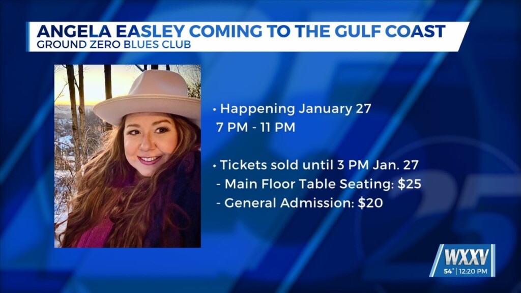 Angela Easley Performing At Ground Zero Blues Club In Biloxi
