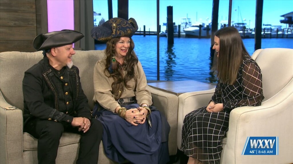 The Mystic Krewe Of The Seahorses Joined News 25 This Morning To Discus The Big Lundy Gras Celebration!