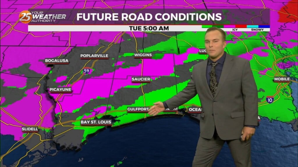 1/15 Jeff's "ice Possible/very Cold" Monday Night Forecast