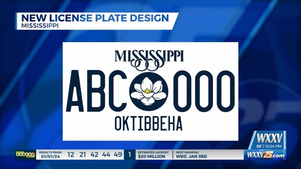 New Mississippi License Plate Design