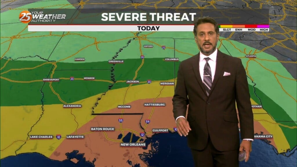1/8 The Chief's "severe Wx Threat Ahead" Monday Morning Forecast