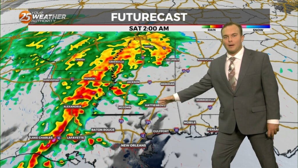 1/26 Jeff's "thunderstorms Early Saturday" Weekend Forecast