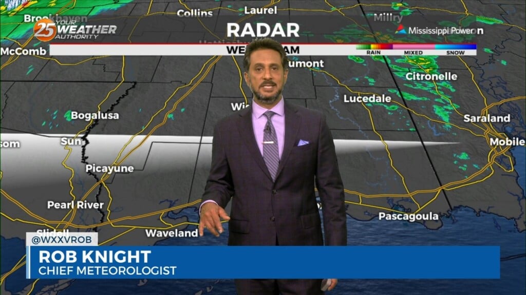 1/24 The Chief's "potential For Heavy Rain/severity" Wednesday Morning Forcast