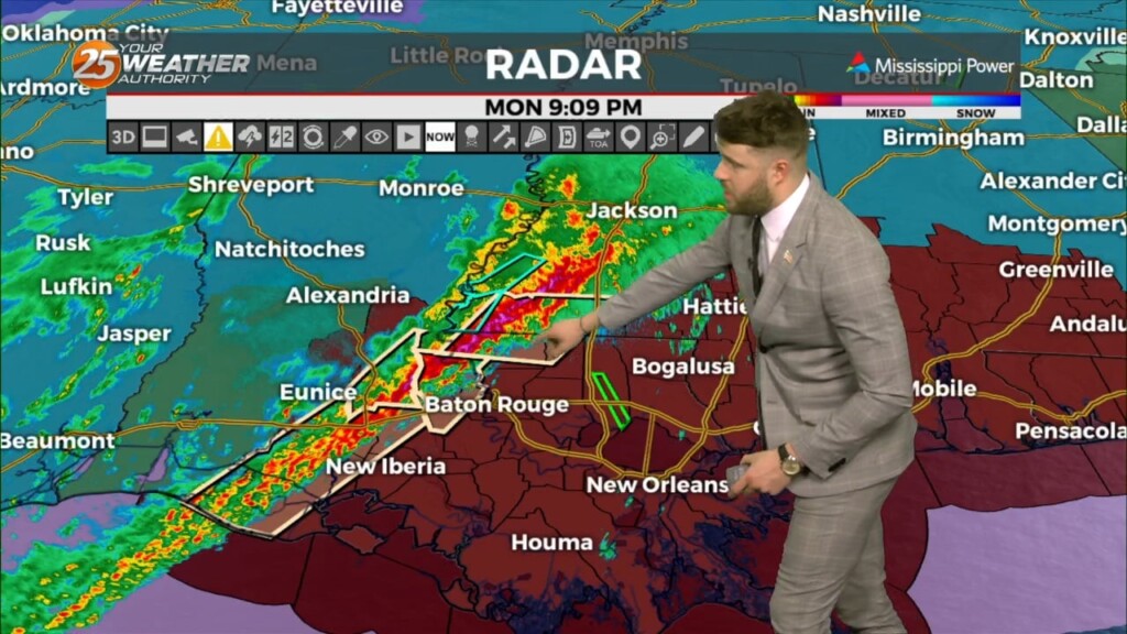 1/8 Trey's "enhanced Severe Risk" Monday Night Forecast