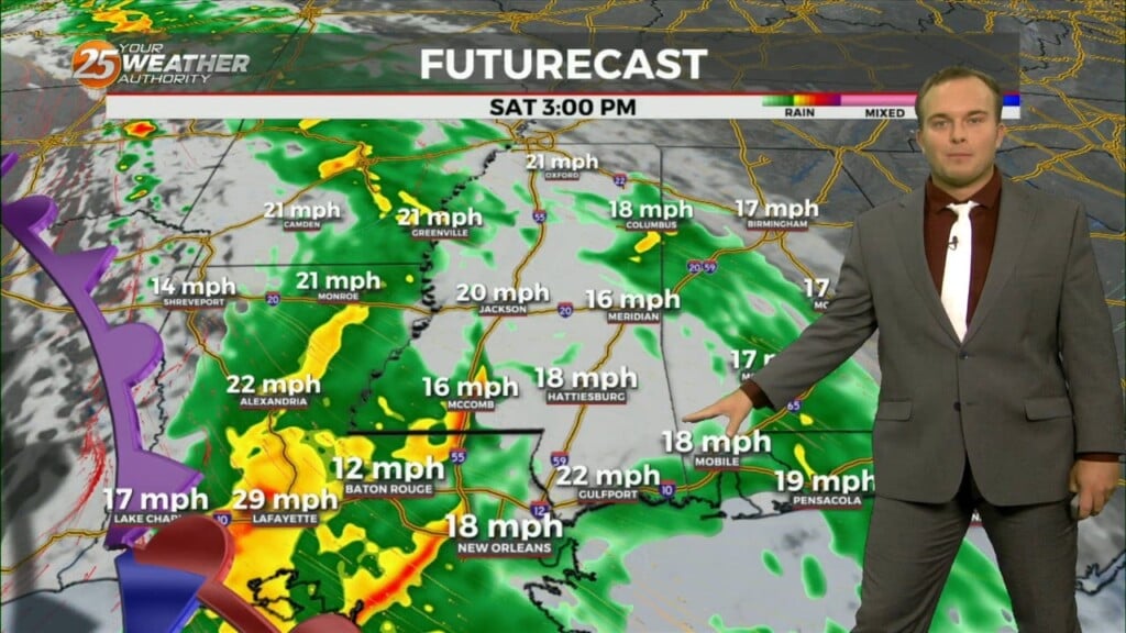 2/2 Jeff's "rain/wind At Times" Weekend Forecast