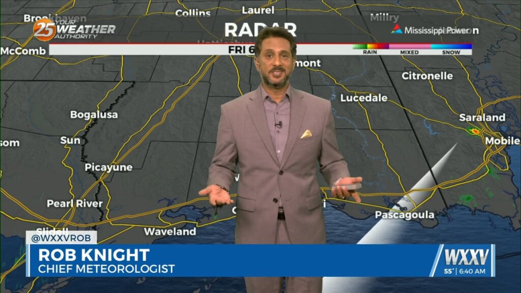 2/16 The Chief's "rain...then Colder Temperatures" Friday Morning Forecast