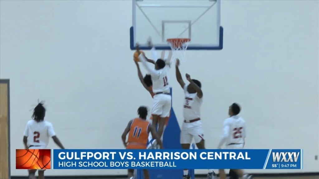 Harrison Central Boys Basketball Defeats Gulfport