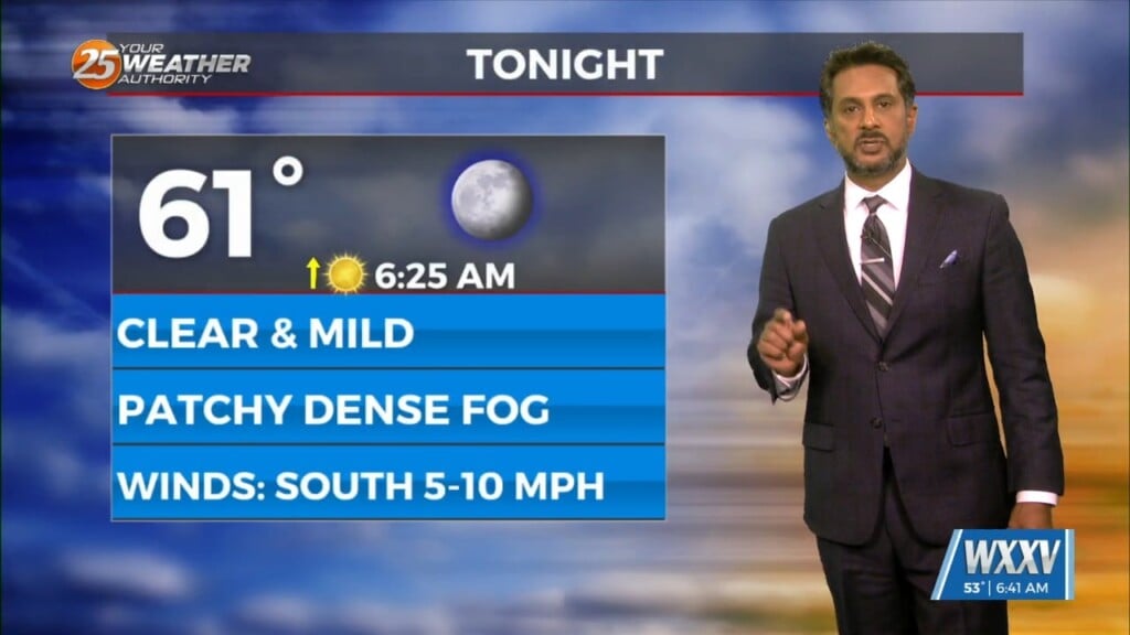 2/26 The Chief's "dense Morning Fog" Monday Morning Forecast