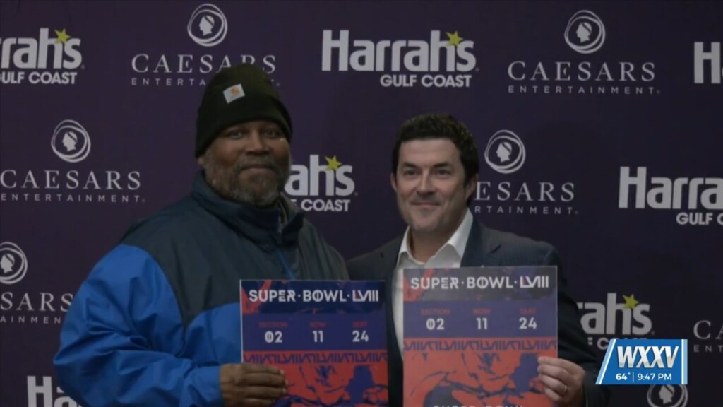 Harrah's Gulf Coast Employee Takes Off For Super Bowl 58