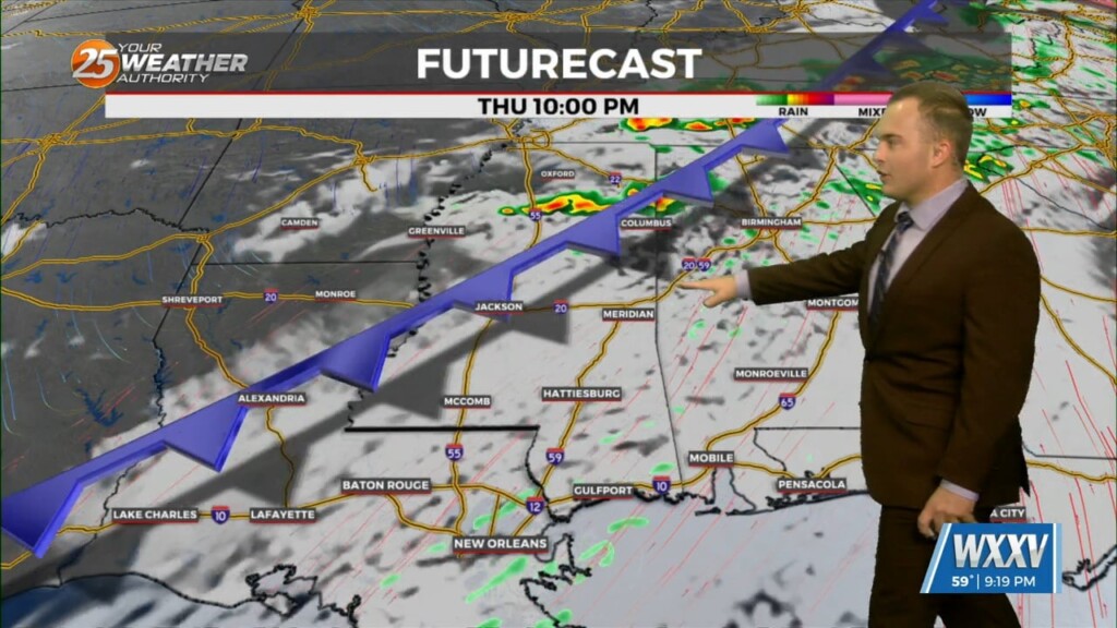 2/21 Jeff's "more Clouds/rain Chances" Wednesday Night Forecast