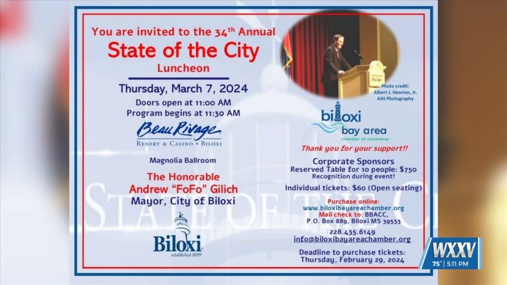 Biloxi Hosting State Of The City On March 7