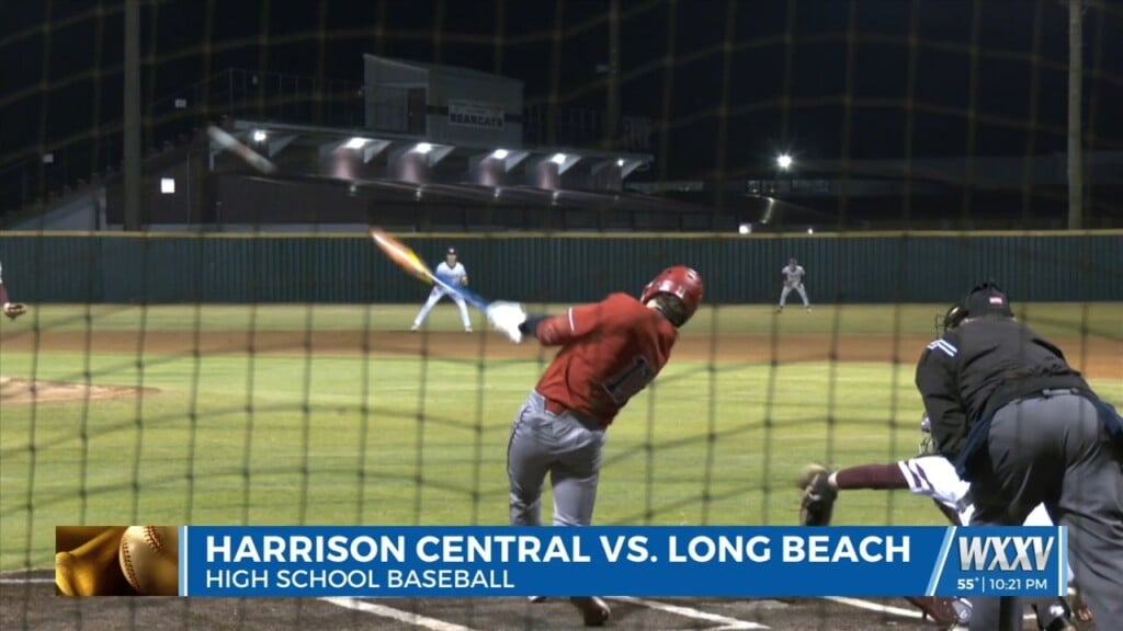 Harrison Central Baseball Defeats Long Beach 10 3