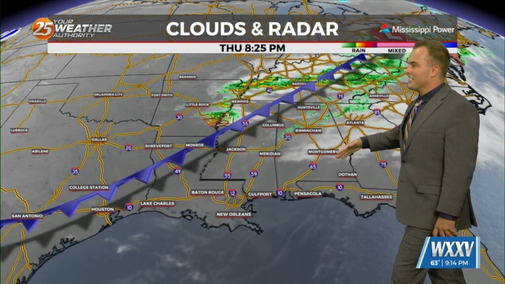 2/22 Jeff's "cold Front/dense Fog Advisory" Thursday Night Forecast