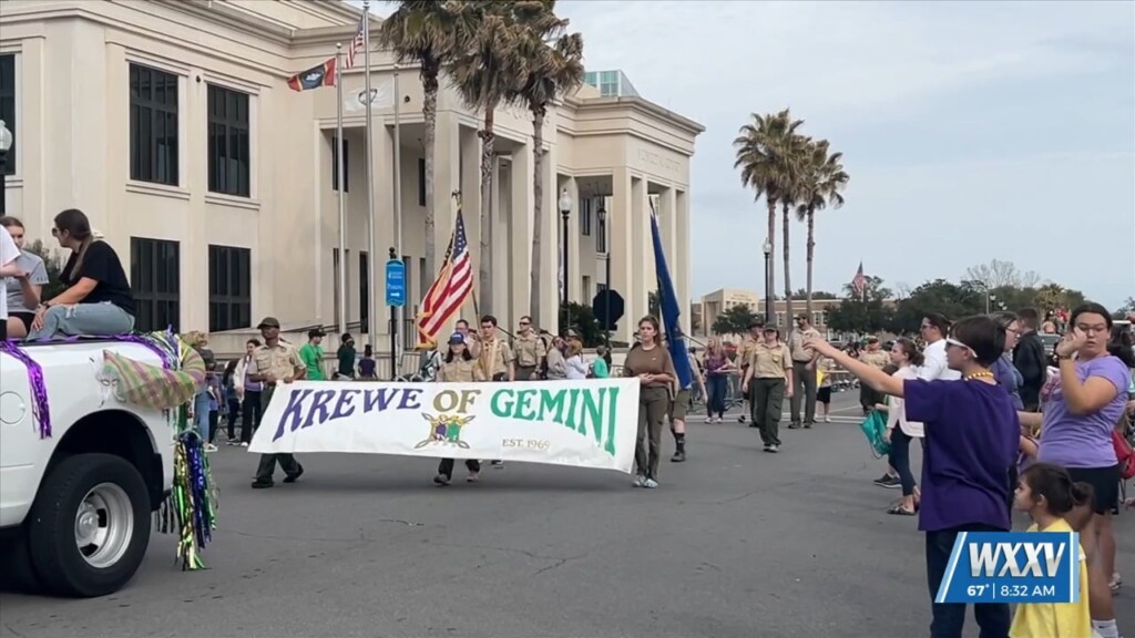 Krewe Of Gemini Parade Rolls Through Downtown Gulfport