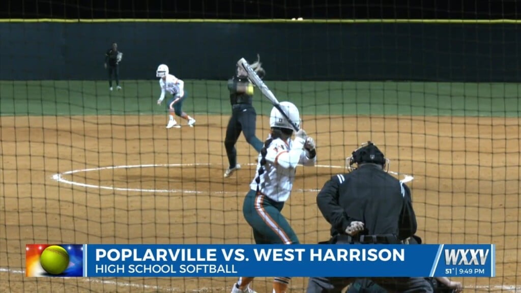 West Harrison Softball Takes Down Poplarville 7 5