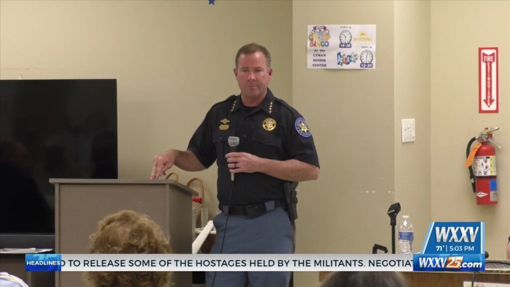 Harrison County Sheriff Holds Open Forum At Lyman Senior Center