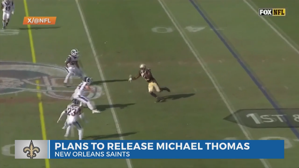 Saints Plan To Release Michael Thomas
